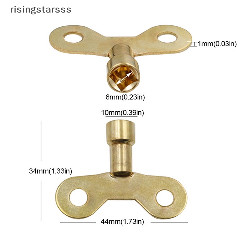 Rsid Span-new Kunci Keran Lubang Ledeng Radiator Water Valve Tap Square Socket Lock Wrench Jelly