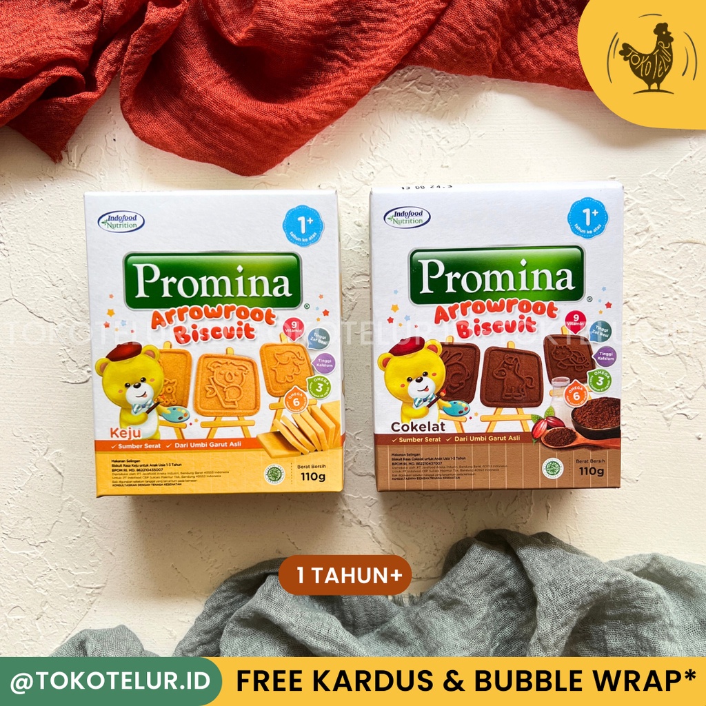 PROMINA - Arrowroot Biscuit | Biskuit Anak Bayi Cemilan Snack Sehat