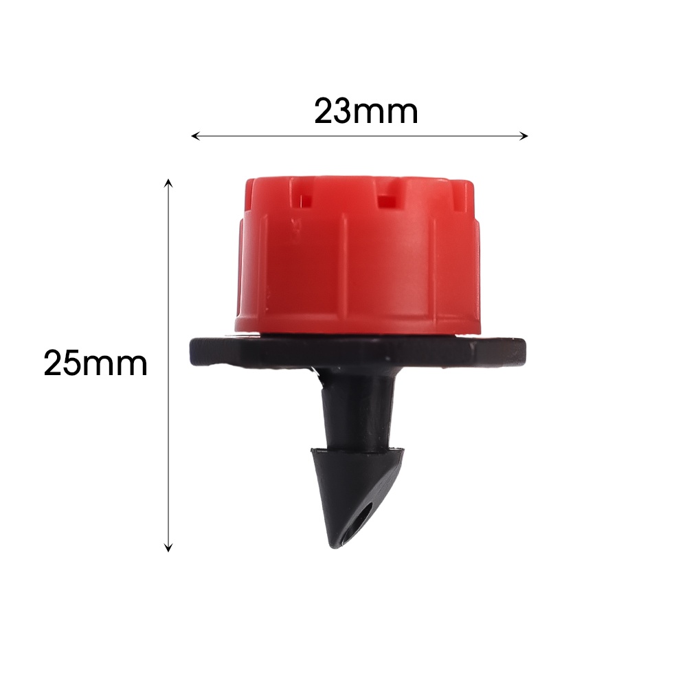 Dripper Irigasi Otomatis 8lubang Adjustable/Nozzle Irigasi Taman 360derajat/sistem Penyiraman Penyemprotan Air Tanam Hijau/Alat Penyemprot Pertanian Irigasi