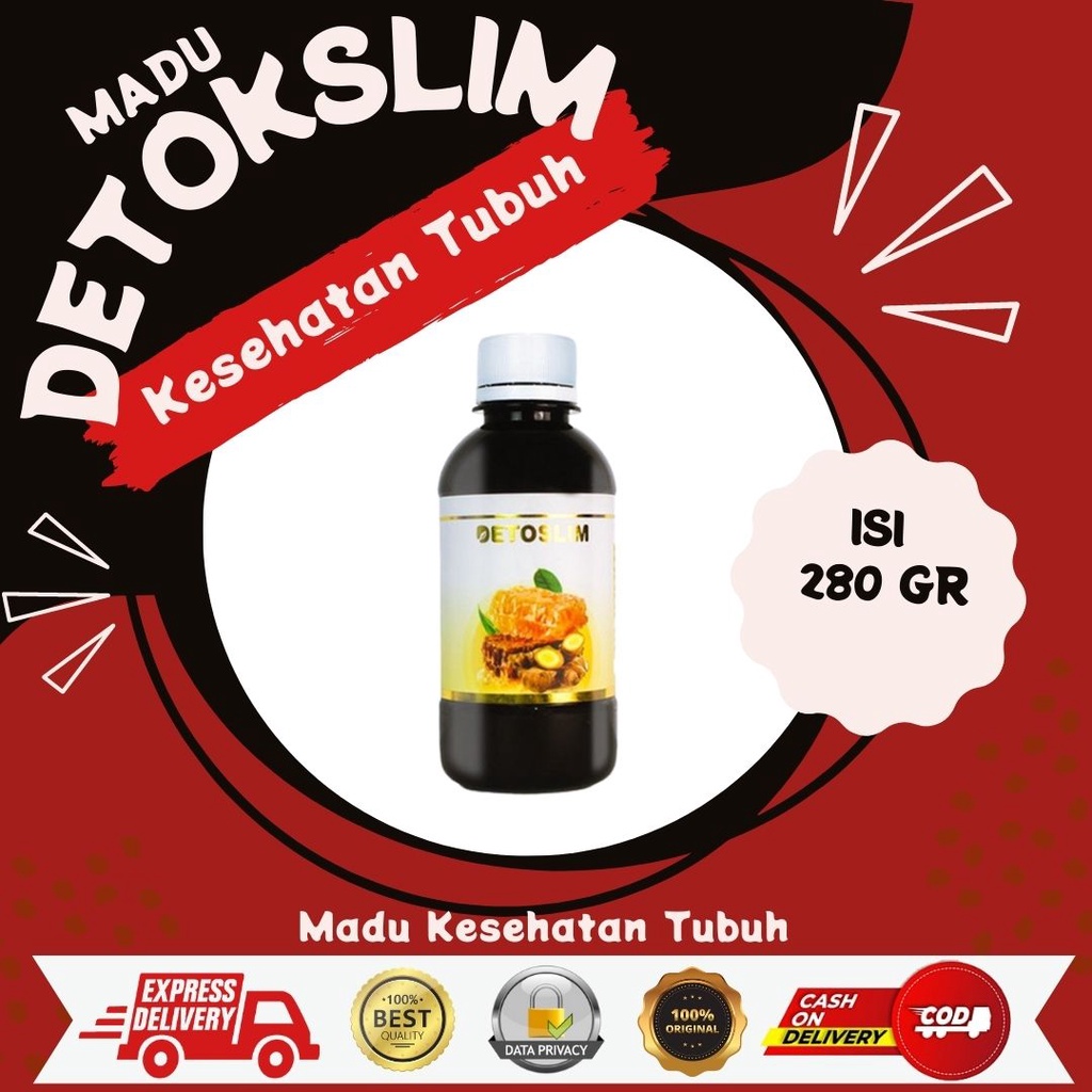 

DETOSLIM Madu pelangsing badan herbal Detoxlim asli 100% original