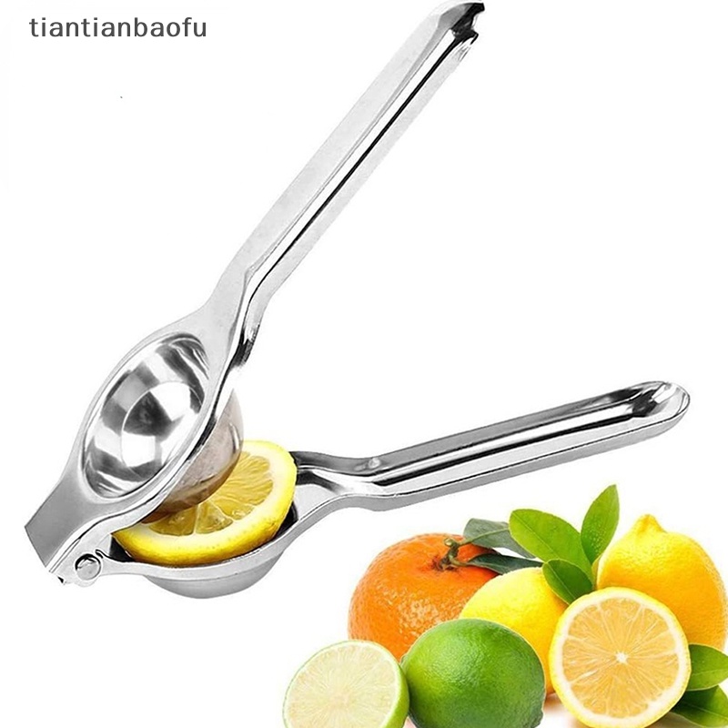 [tiantianbaofu] Perasan Manual Lemon Hand Stainless Steel Untuk Buah Jeruk Lemon Juicer Butik