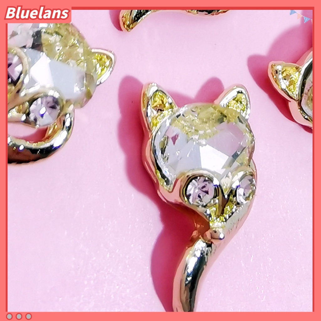 [BLM] Dekorasi Kuku Bentuk Kreatif Efek Visual Mengkilap Berkilau Desain Mutiara Imitasi Aplikasi Lebar Paduan Tahan Luntur 3D Nail Art Charms Manicure Jewelry Perlengkapan Kuku