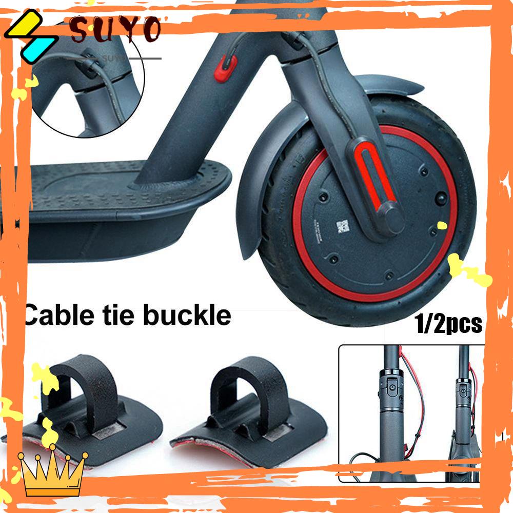 Suyo 1 /2pcs Cable Tie Buckle Hot Outdoor Skateboard Gesper Skuter Elektrik Scooter Aksesoris Untuk Xiaomi/Mijia M365 &amp; PRO