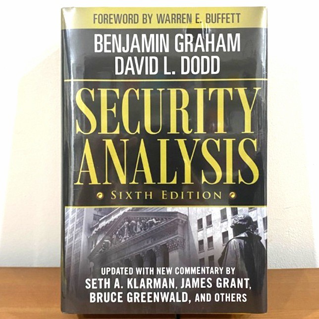 Buku Security Analysis Benjamin Graham