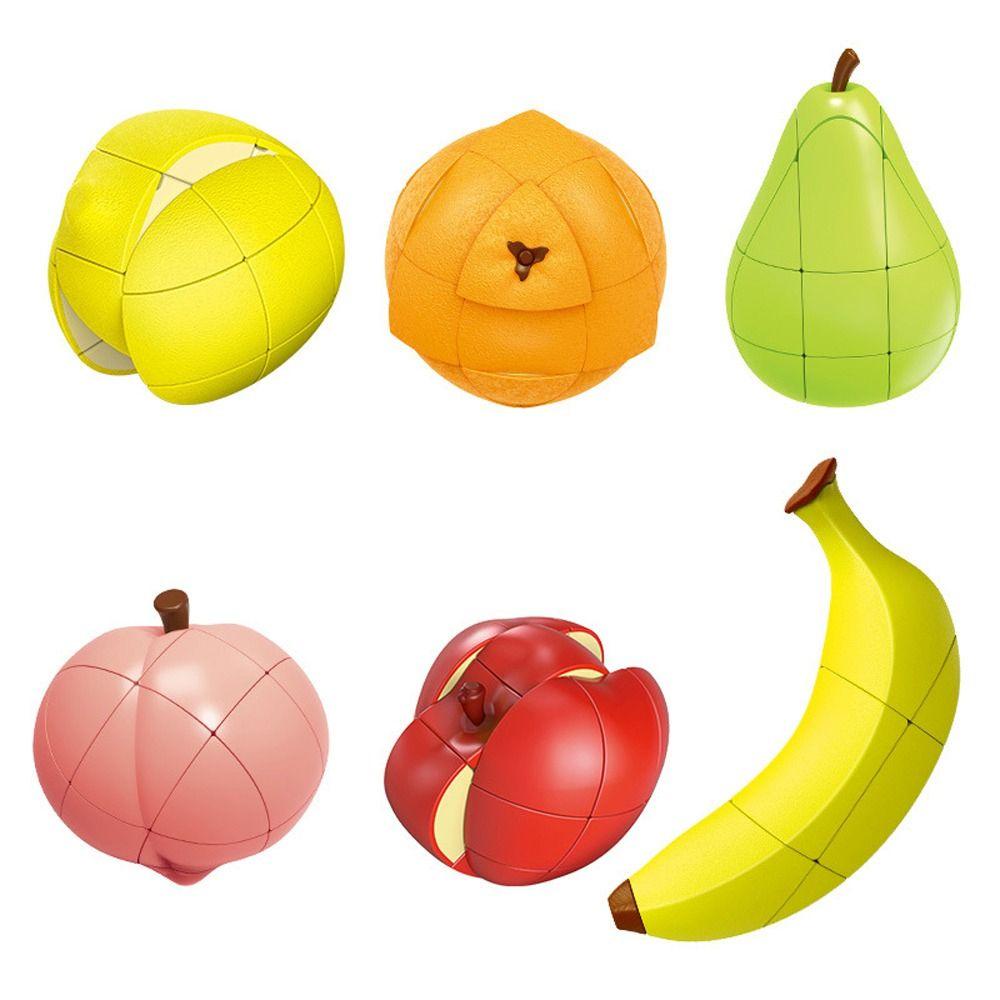 [Elegan] Gesper Buah Puzzle Lucu Kemampuan Langsung 3D Mainan Interaktif Montessori Mainan Edukasi Lemon Orange Anak Puzzle Edukasi Dini