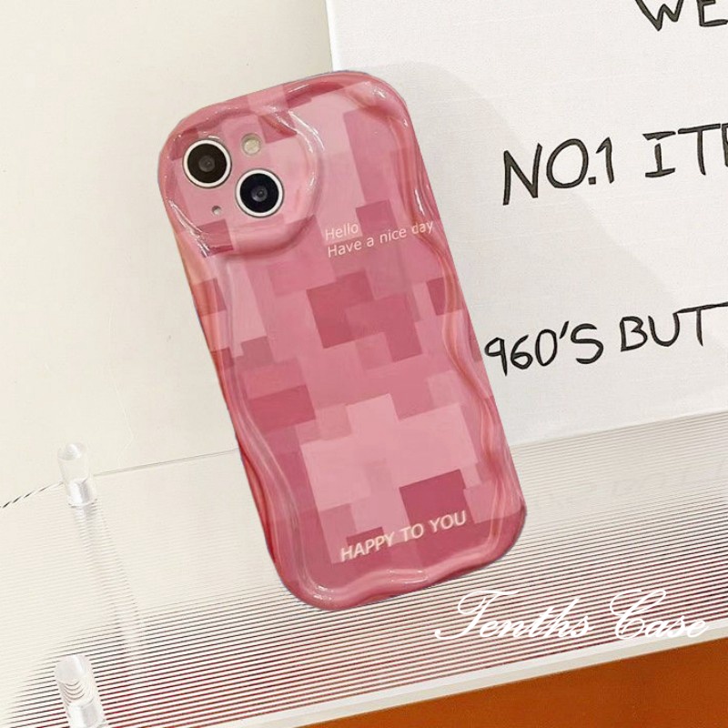 Kompatibel Untuk IPhone14 13 12 11 Pro Max8 7 6 6s Plus X Xr Xs Max SE 2020 3D Lengkung Gelombang Tepi Lukisan Minyak Seni Ponsel Case