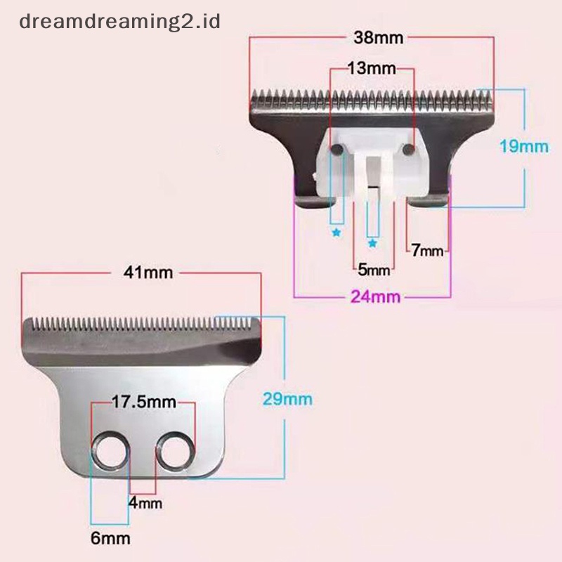 (drea) Hair Clipper T-Blade Stainless Steel Alat Cukur Rambut 0mm Botak Pemotong Rambut //