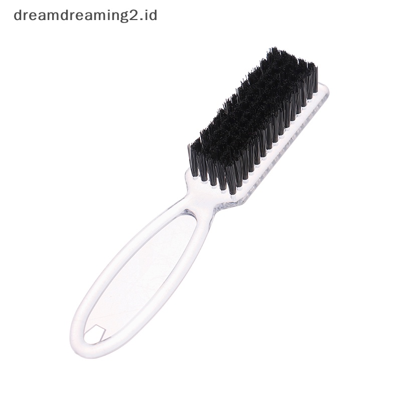 (drea) Sikat Pembersih Rambut Gagang Plastik Hairdressing Lembut Barber Neck Hair Comb Tools //