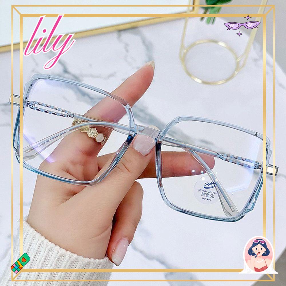 Lily Kacamata Anti-Cahaya Biru Mode Perlindungan Mata Tahan Lama Ultra Light Frame