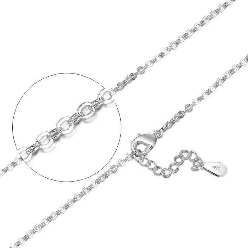 A Shell Kalung Perempuan S925 Sterling Silver Temperamen Kepribadian Hadiah Untuk Pacar Kekasih Hadiah Perhiasan Shell Panjang
