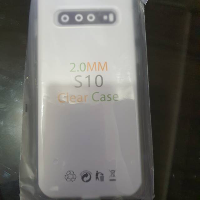 SALE Silikon kondom case softcase clearcase bening samsung S10 bahan tebal 2mm original murah