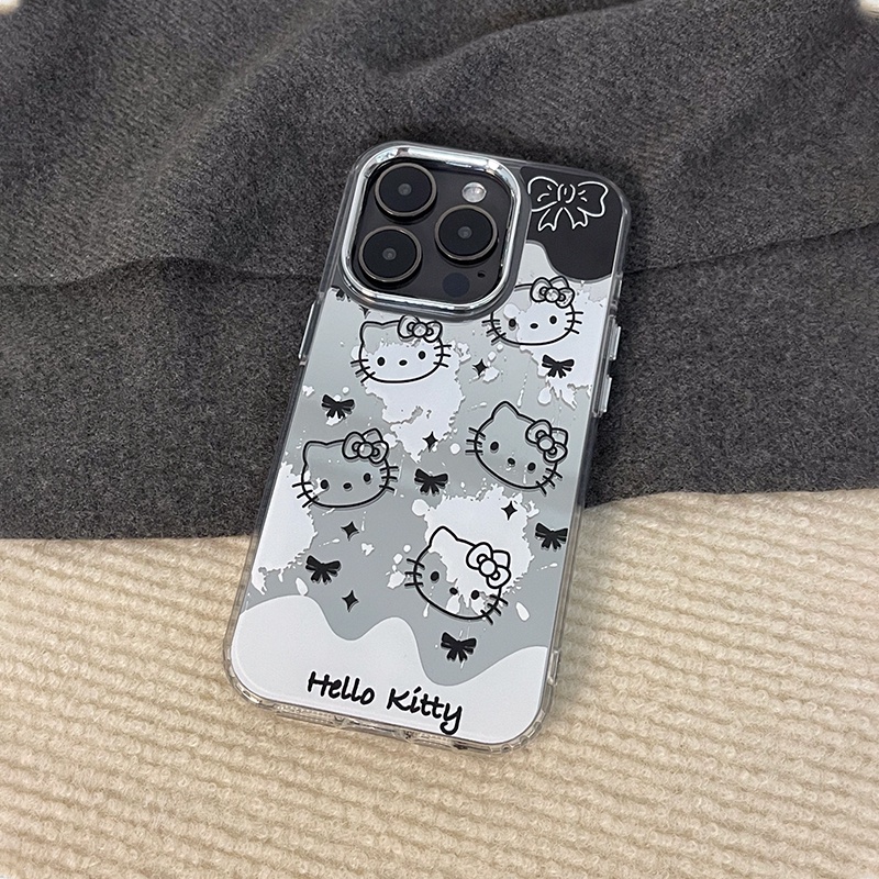 Cocok Untuk Iphone14 Pro Max iPhone Phone Case Permukaan Cermin Kamera Perlindungan Shockproof Kuat Kompatibel Dengan Iphone13 13pro 13prm iPhone 11 7Plus 8Plus Xr XS 12 Pro Max Phone Case