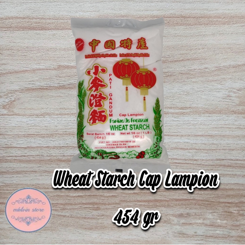 

Tepung Pati Gandum Wheat Starch Cap Lampion 454 Gram