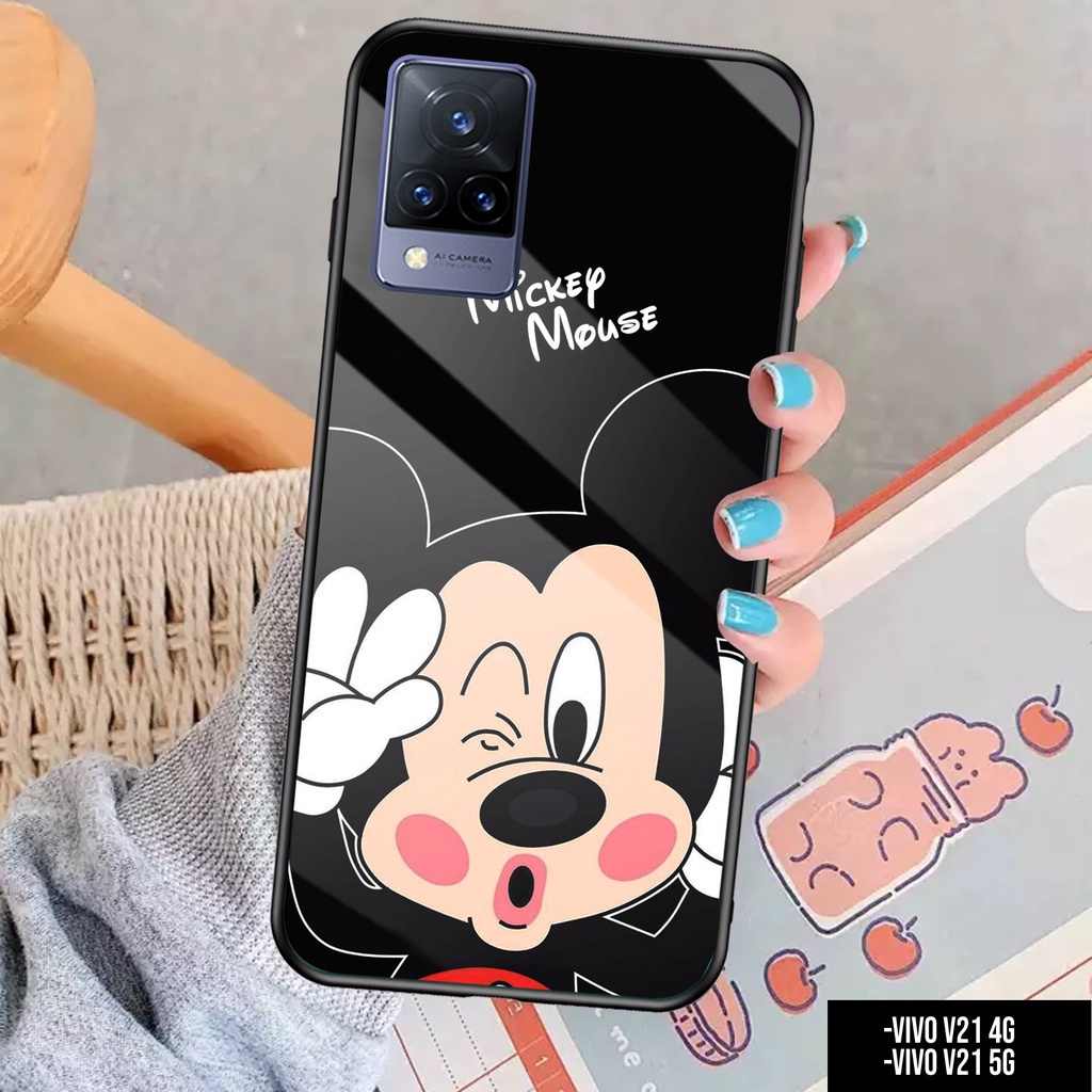 CASE Vivo V21 4G / V21 5G - Casing Vivo V21 4G / 5G Terbaru king store31 [ KARTUN DSNY ] Silikon Viv