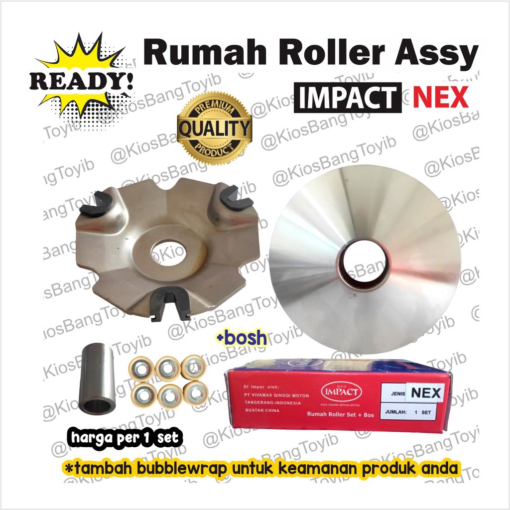Rumah Roller Assy Set + Bosh Suzuki NEX (Impact)