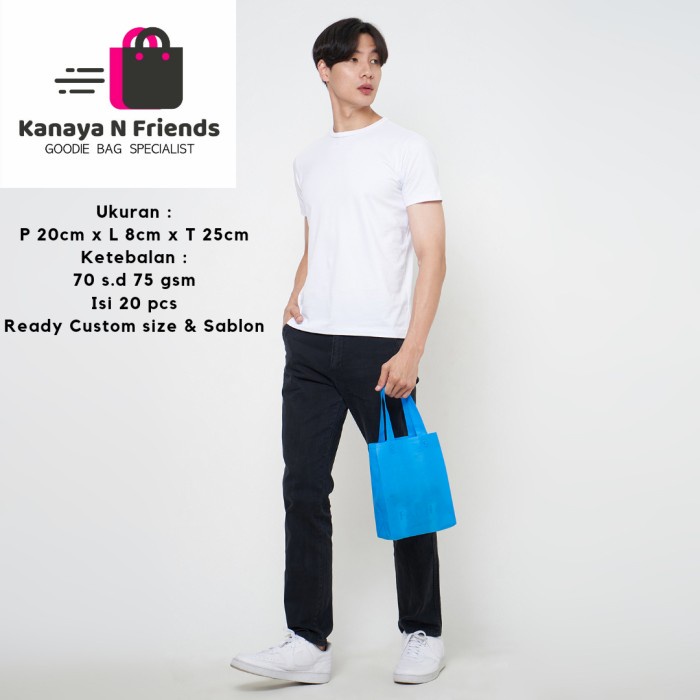 

[SC] Tas Spunbond 20x25 + Goodie Bag + Harga perkodi