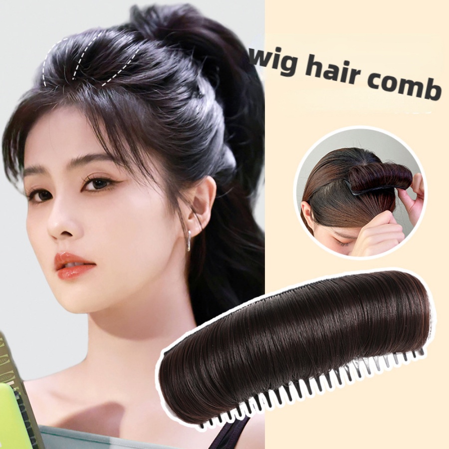 12cm Wig Hair Clip Sisir Rambut Pad Peninggi Badan Sisir Rambut Wanita Fashion Aksesoris Rambut