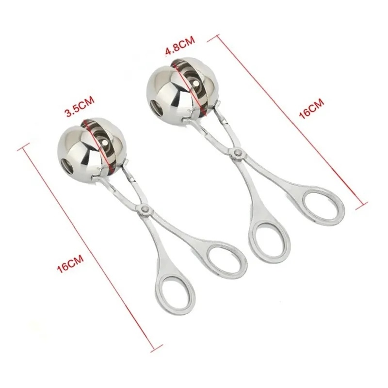 Alat Pembuat Bakso/Non Stick Boneka Bakso Bola Sendok Shaper /Cooking Scoop Stainless Steel Aksesoris Dapur