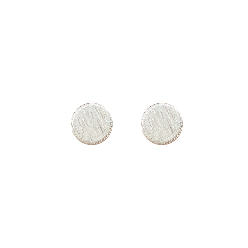 Baru 1pasang S925 Sterling Silver Paku Telinga Twist Sekrup Tindik Ear Studs Earrings