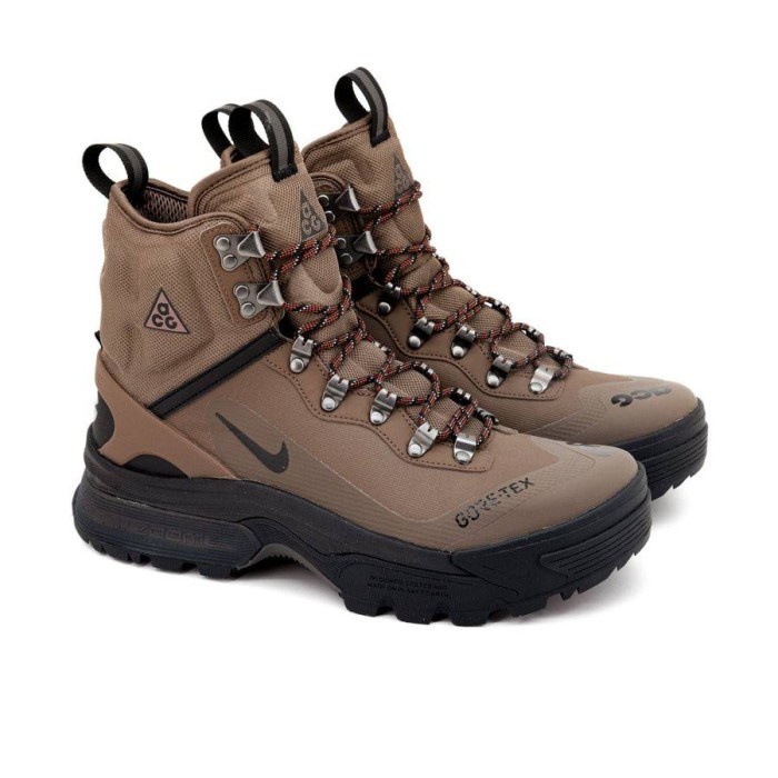 Sepatu Hiking Nike ACG Air Zoom Gaiadome GTX Brown Black