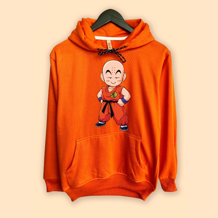 Jaket Hoodie Dragon Ball Krillin