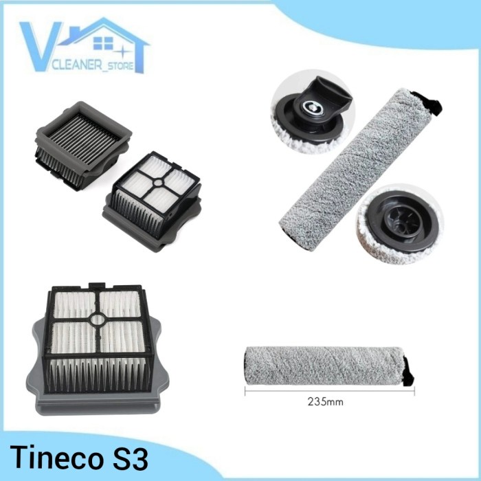 Roller Brush &amp; Filter Tineco Floor One S3 &amp; ifloor breeze