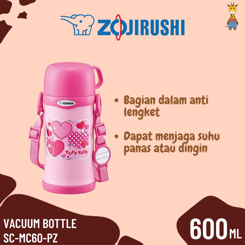 Zojirushi Vacuum Bottle Termos Air Panas Anak SC-MC60-PZ