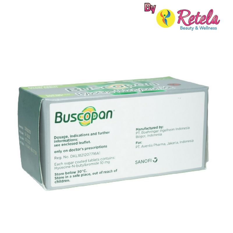 BUSCOPAN 10MG 1 STRIP 10 TABLET