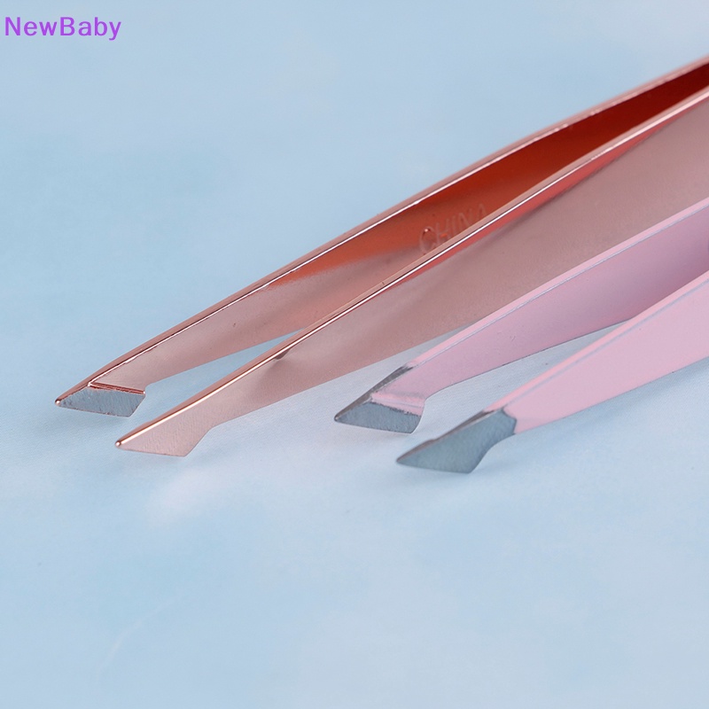 Newbaby Pinset Alis Miring Stainless Steel Face Hair Removal Trimmer Care ID