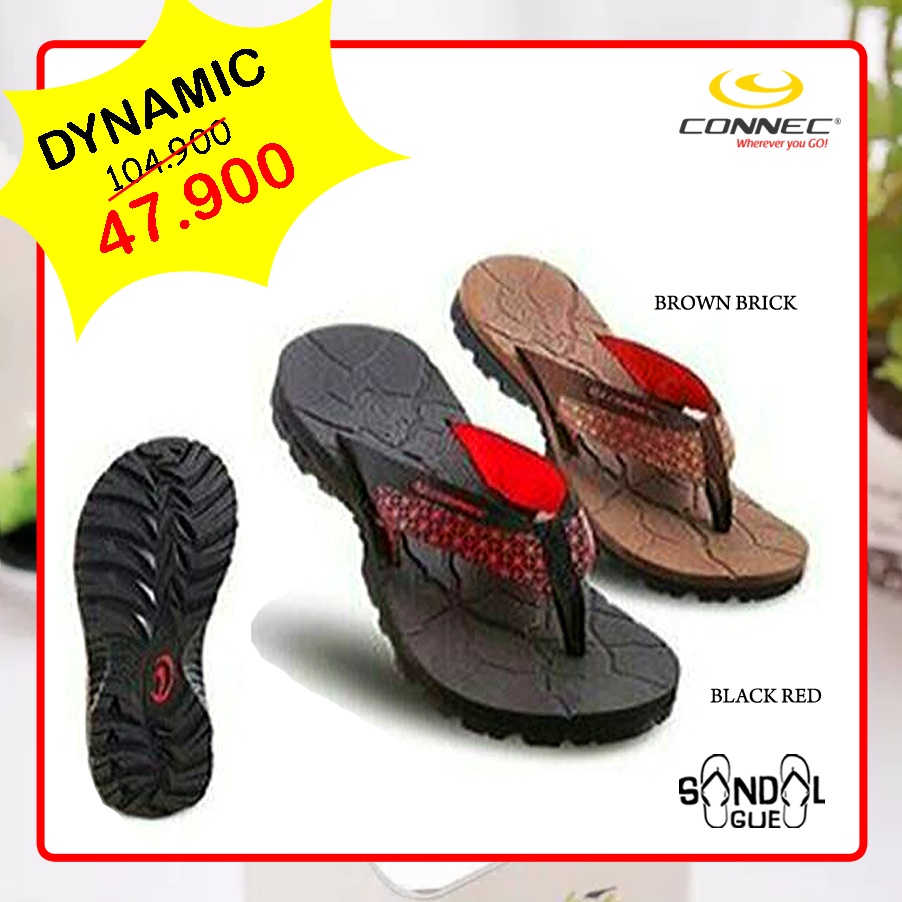 DISKON SANDAL PRIA KEKINIAN CONNEC DYNAMIC 100% BARU