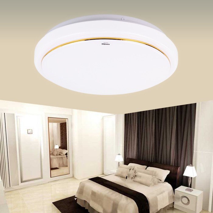 Lampu LED Plafon Rumah Desain Modern 24W 25cm Cool White