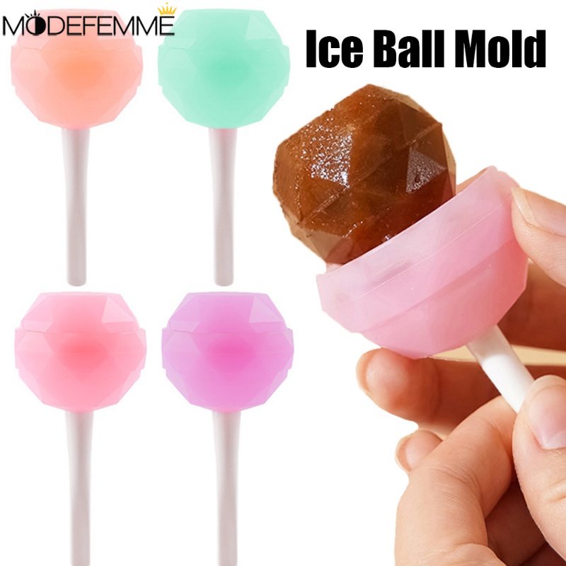 [Fitur] Kreatif Lolipop Es Hoki Cetakan Musim Panas Jus Kopi Batu Membuat Cetakan Susu Krim Icy Sphere Freezing Cup Mudah-demoulding Ice Ball DIY Tray