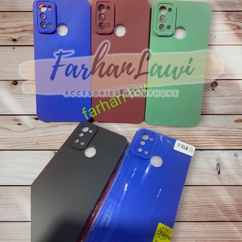 Softcase Candy Macaron Realme C17/7i Case Macaron + Pelindung Camera