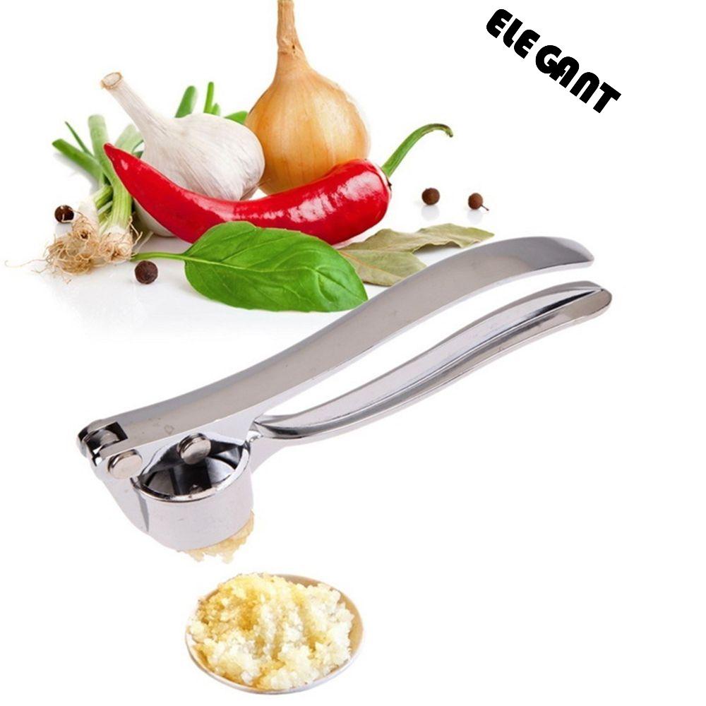 [Elegan] Garlic Tools Aksesoris Peralatan Mudah Menekan Penghancur Alat Stainless Steel