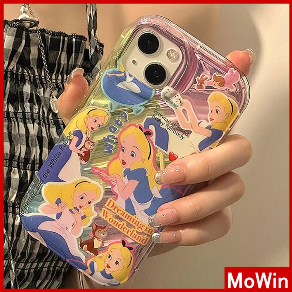 Untuk iPhone 14pro max iPhone Case Laser Reflektif Bening Case TPU Soft Case Airbag Shockproof Cute Princess Kompatibel Dengan iPhone 13 Pro max 12 Pro max 11 xr xs max 7Plus 8Plus