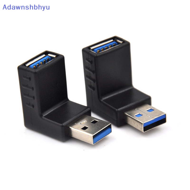 Adhyu USB 3.0 Male to Female Adaptor Siku L Shaped Extension Connector ID