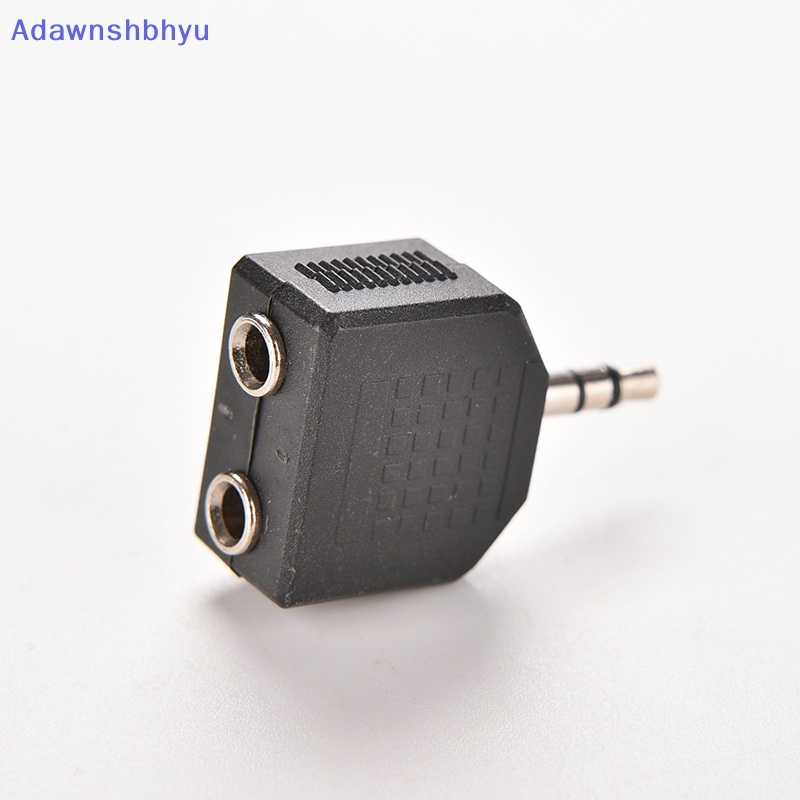 Adhyu Adaptor Audio 3.5mm Stereo Y Splitter - Colokan Male 1per8&quot; Ke 2jack Dual Female ID