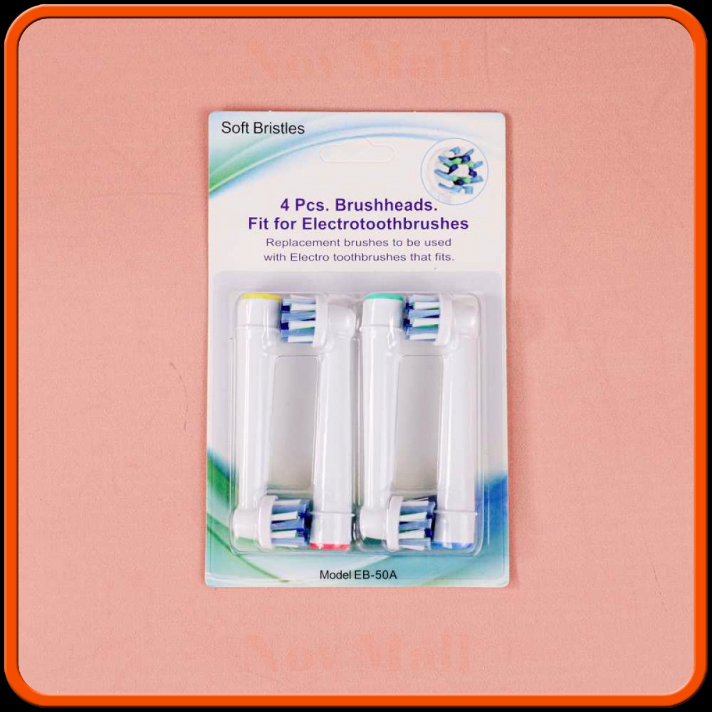 Kepala Pengganti Sikat Gigi 4 PCS for Oral-B D12 D16 D100 EB50A -GG615