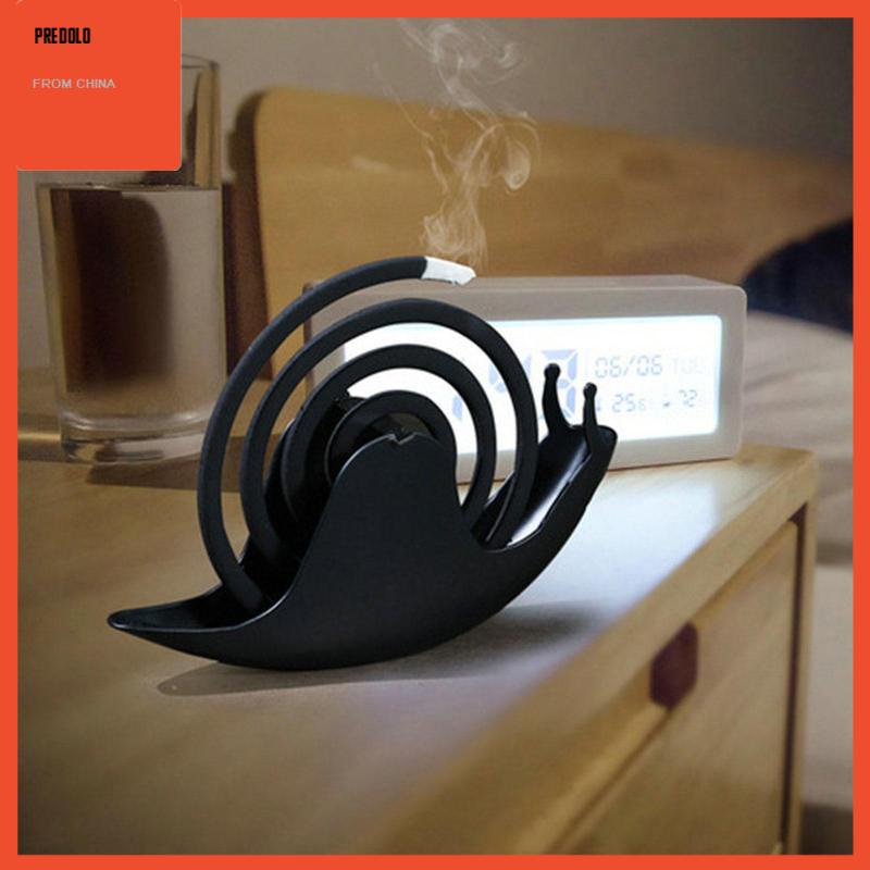 [Predolo] Tempat Koil Bakar Dengan Dudukan Abu Bahan Besi Coil Burner Holder Untuk Kamar Tidur Hitam