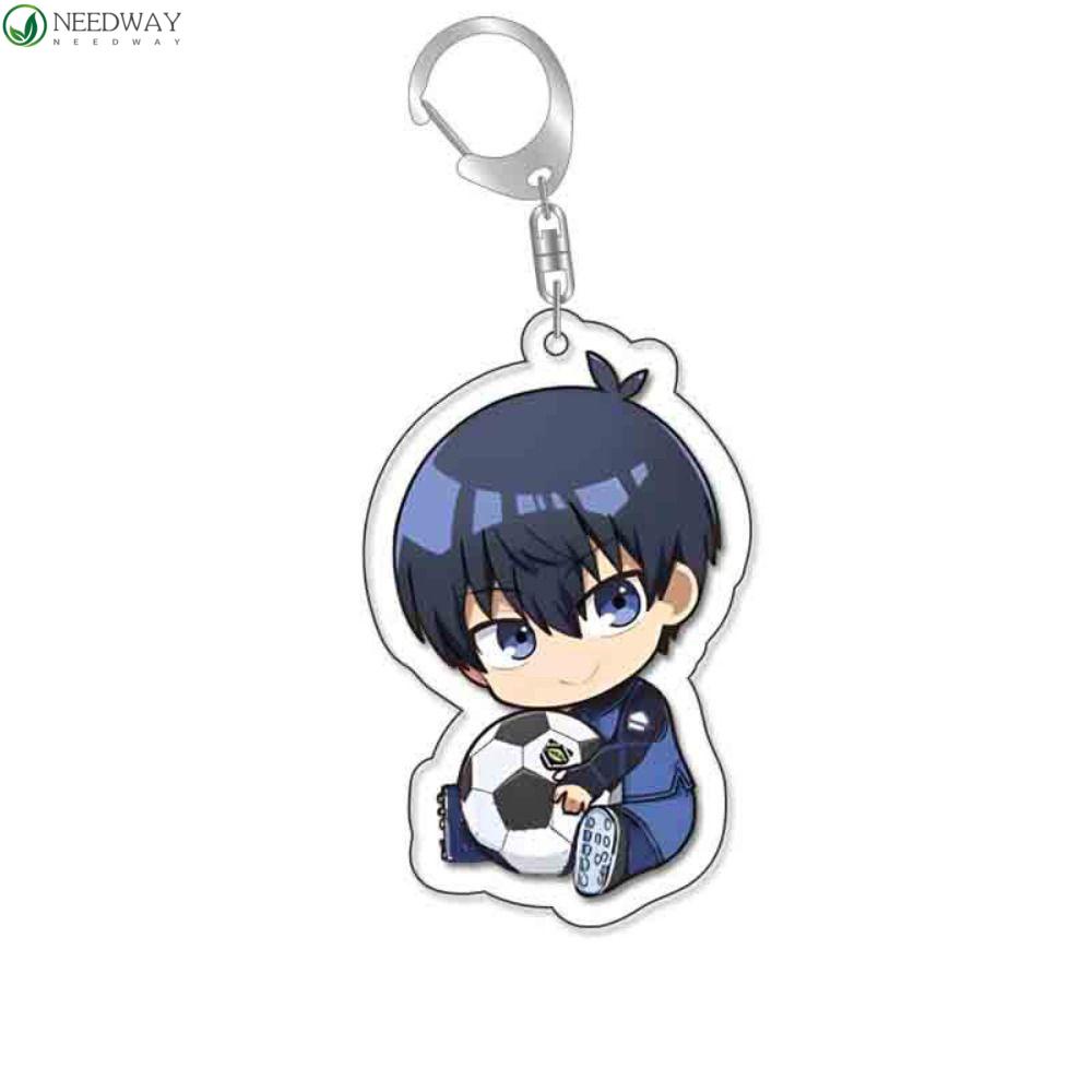 Needway Anime Blue Lock Gantungan Kunci Fashion Pernak Pernik Bachira Chigiri Gantungan Kunci Mobil Tokoh Anime Handbag Charms Handbag Pendant Acrylic Anime Blue Lock Keyring