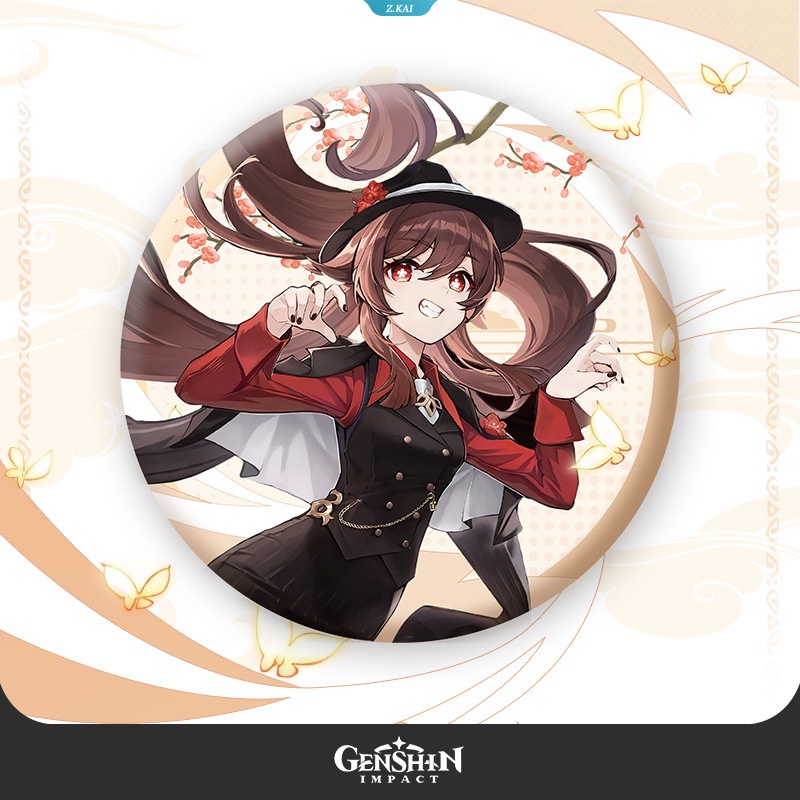 Game Genshin Impact Kamisato Ayato Itto Gorou Xiao Hu Tao Plat Akrilik Dekorasi Desktop Stand-up Sign Gantungan Kunci Anime Badge Cosplay Hadiah [ZK]