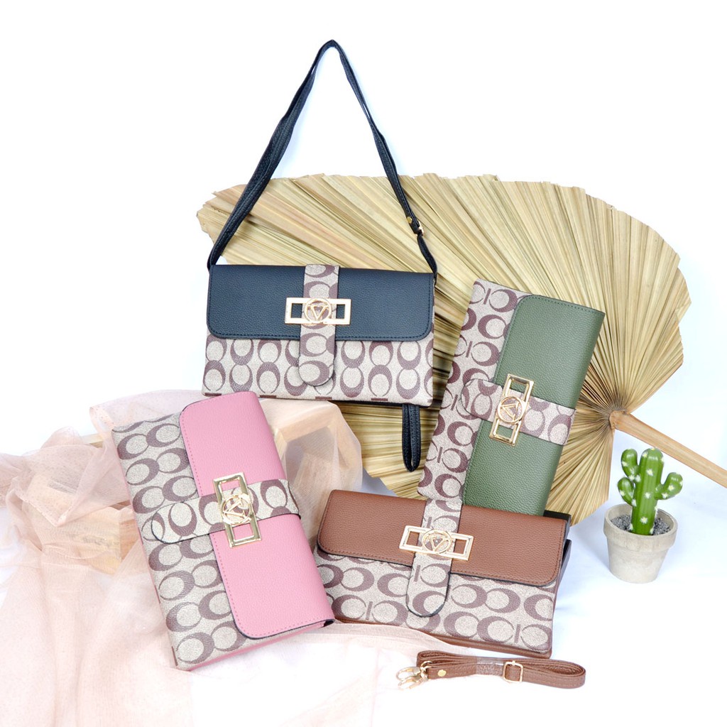 Tas selempang - Clutch  fashion wanita 2in1 best seller 819