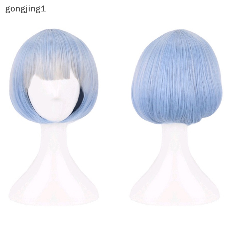 Ggg Life in a Different World Ram Rem Cosplay Wig Anime Cosplay Hiasan Kepala Props ID