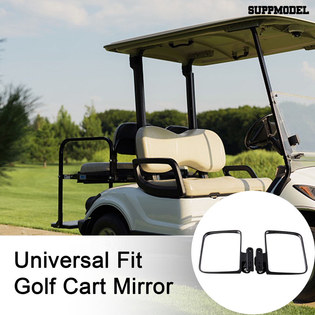 [SM] Universal Universal Kaca Spion Mobil Golf Tambahan Lebar Dapat Disesuaikan Tanpa Bor Mudah Menginstal Peningkatan Keamanan Berkendara Visi Golf Cart Mirror