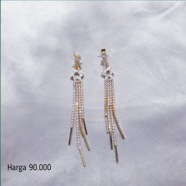 BB - Anting Tusuk Anting Fashion Ala Korea Anting Gantung Panjang Gaya Vintage Import Anting fashion