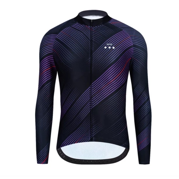 POCE -JERSEY SEPEDA PANJANG ORIC- DEAN DOT FABRIC - S