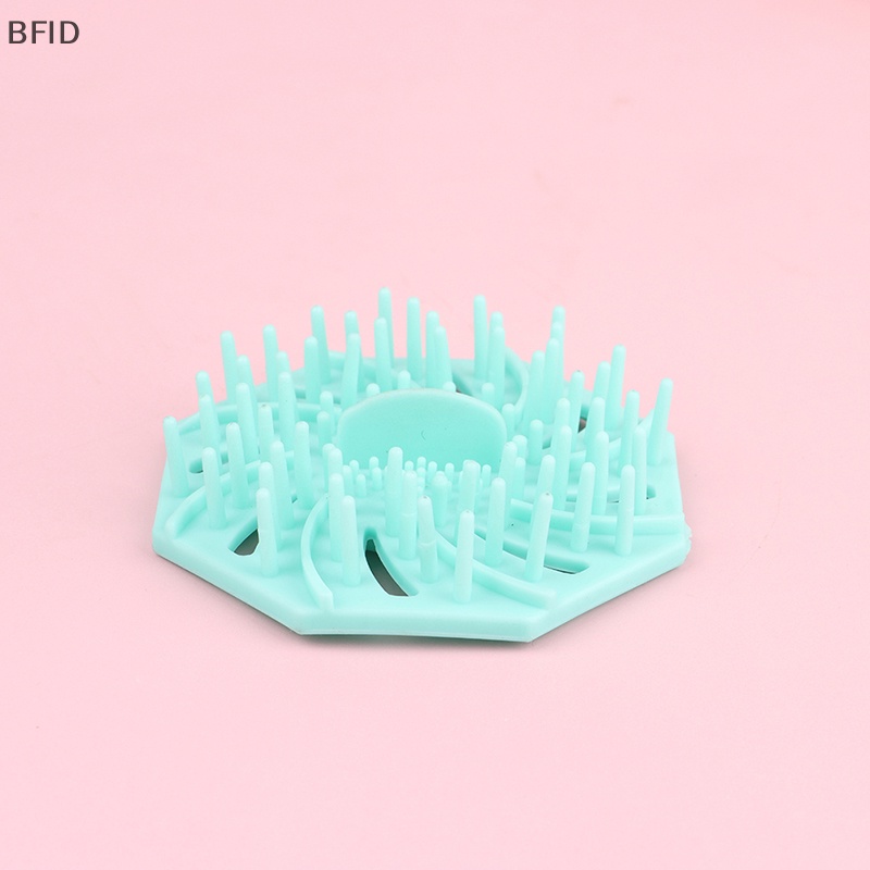 [BFID] Ember Pembersih Kuas Makeup Dengan Rak Pengering Washing Brush Pad Alat Kecantikan [ID]