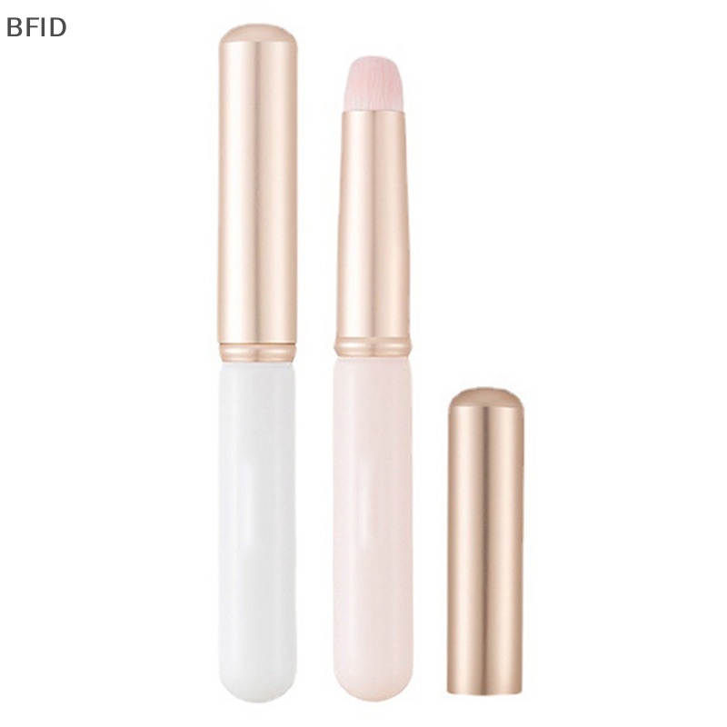 [BFID] Kuas Aplikator Bibir Lip Gloss Kepala Bulat Mini Dengan Tutup [ID]