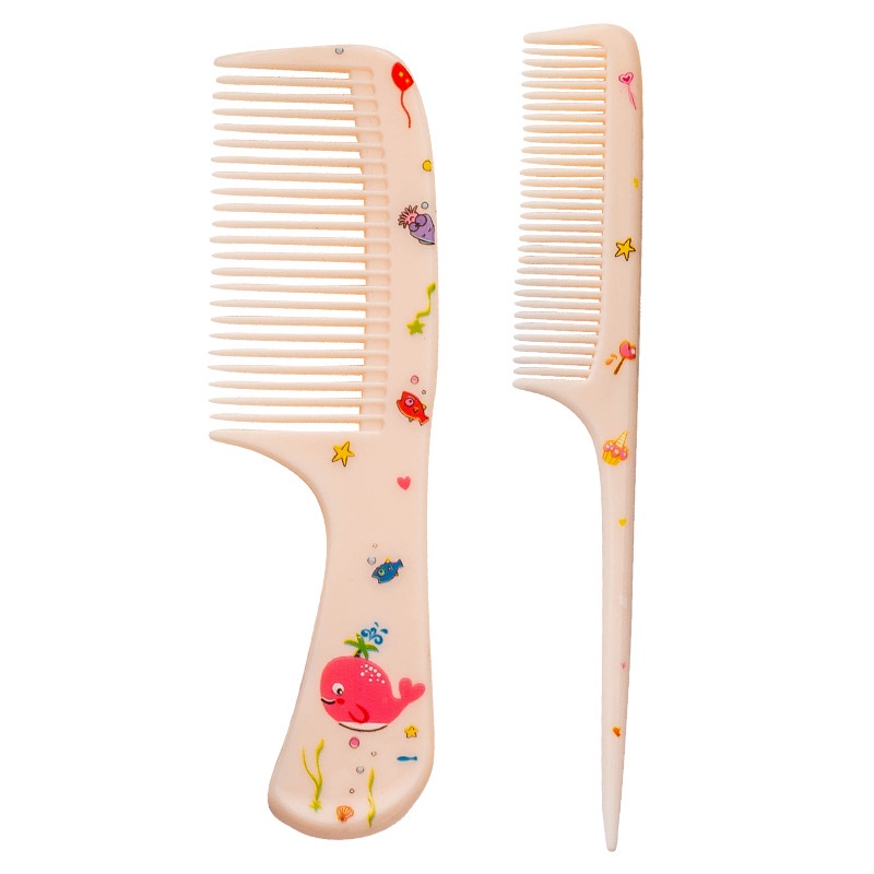 Sisir sasak dan pipih 2 pcs bahan plastik tebal import berkualitas harga grosir bisa cod