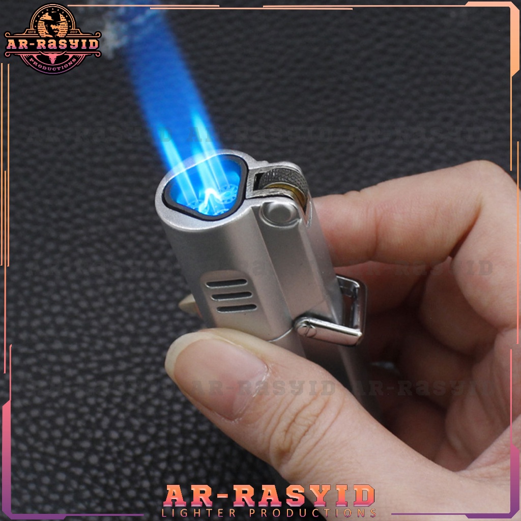 TERBARU! Korek Api Roda Triple Las Gas Aomai Lighter AM7109